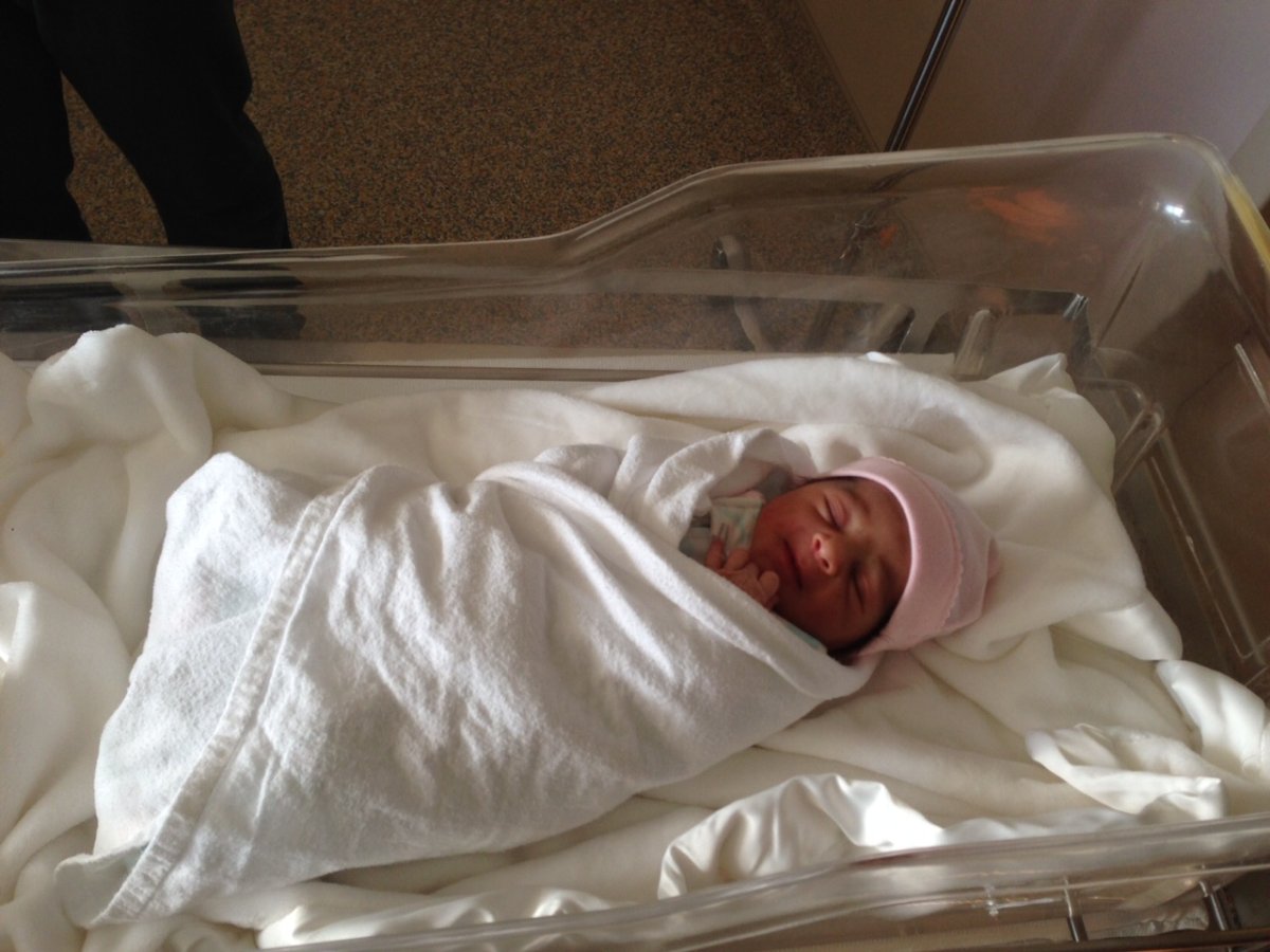Baby Fay is Winnipeg’s first born of 2016.