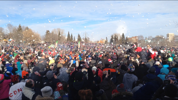 World's Largest Snowball Fight