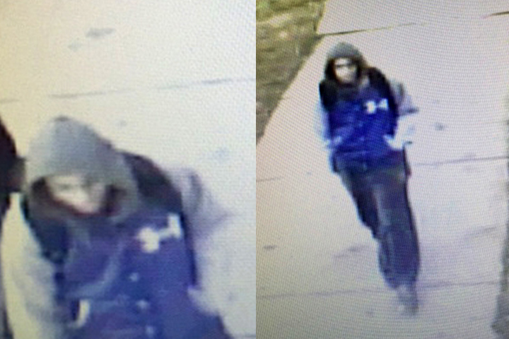 Police hope these photos will help identify a suspect in a number of indecent acts and a sexual assault. 