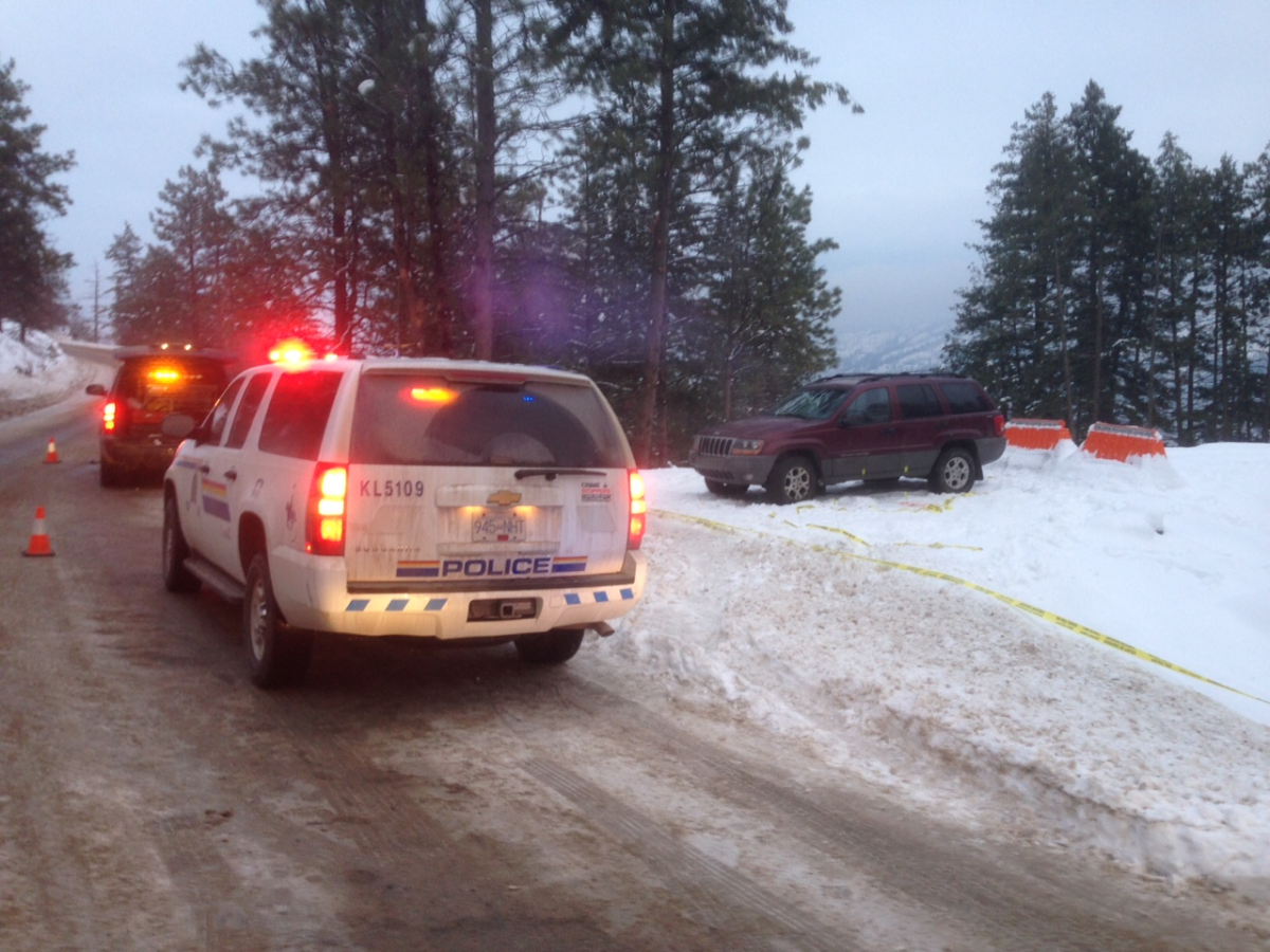 West Kelowna RCMP was called to the area of Bear Creek Road, approximately 2 kilometres past Parkinson Road, for a report of a body found inside a vehicle. 