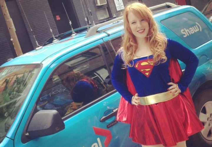 #KissAGingerDay - show some love for Global News' very own superwoman redhead, Montreal weather specialist Jessica Laventure.