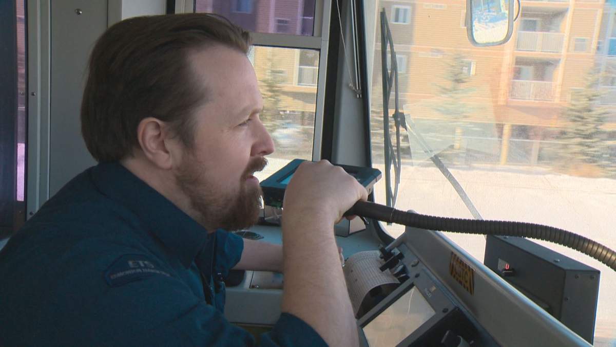 Jon Morgan puts a personal touch on LRT operation. Jan. 18, 2016.