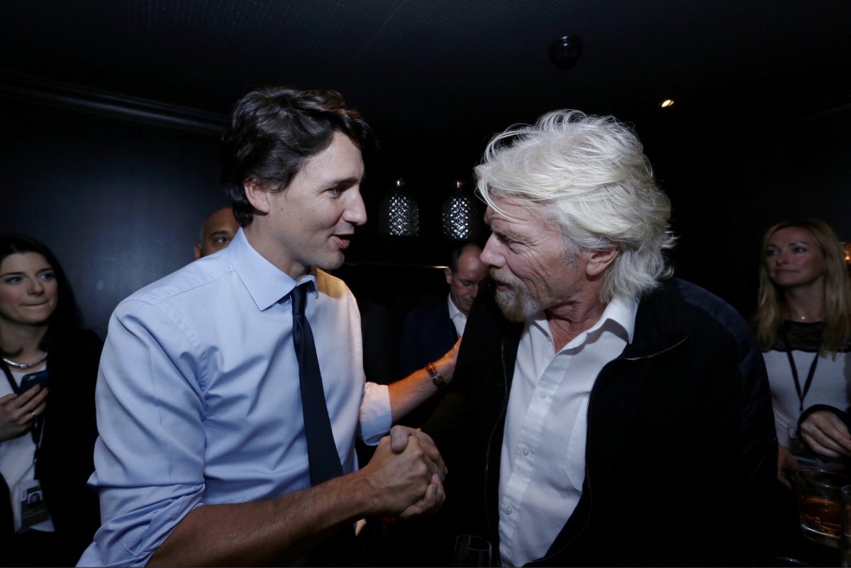 Richard Branson says Justin Trudeau is ‘a breath of fresh air in Canada’ - image