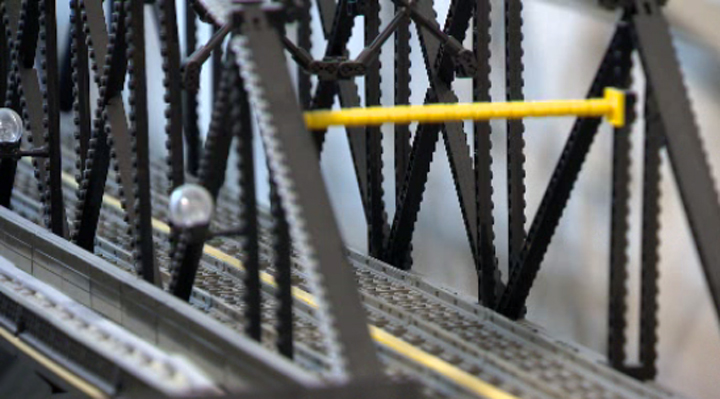 As the Traffic Bridge is demolished and disassembled, a man treasures his Lego replica of the Saskatoon landmark.