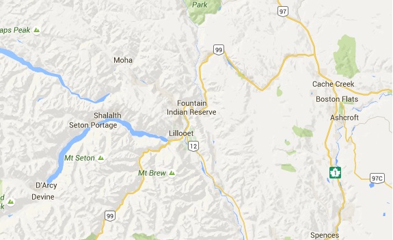 Avalanche comes down on Highway 40 near Lillooet - image