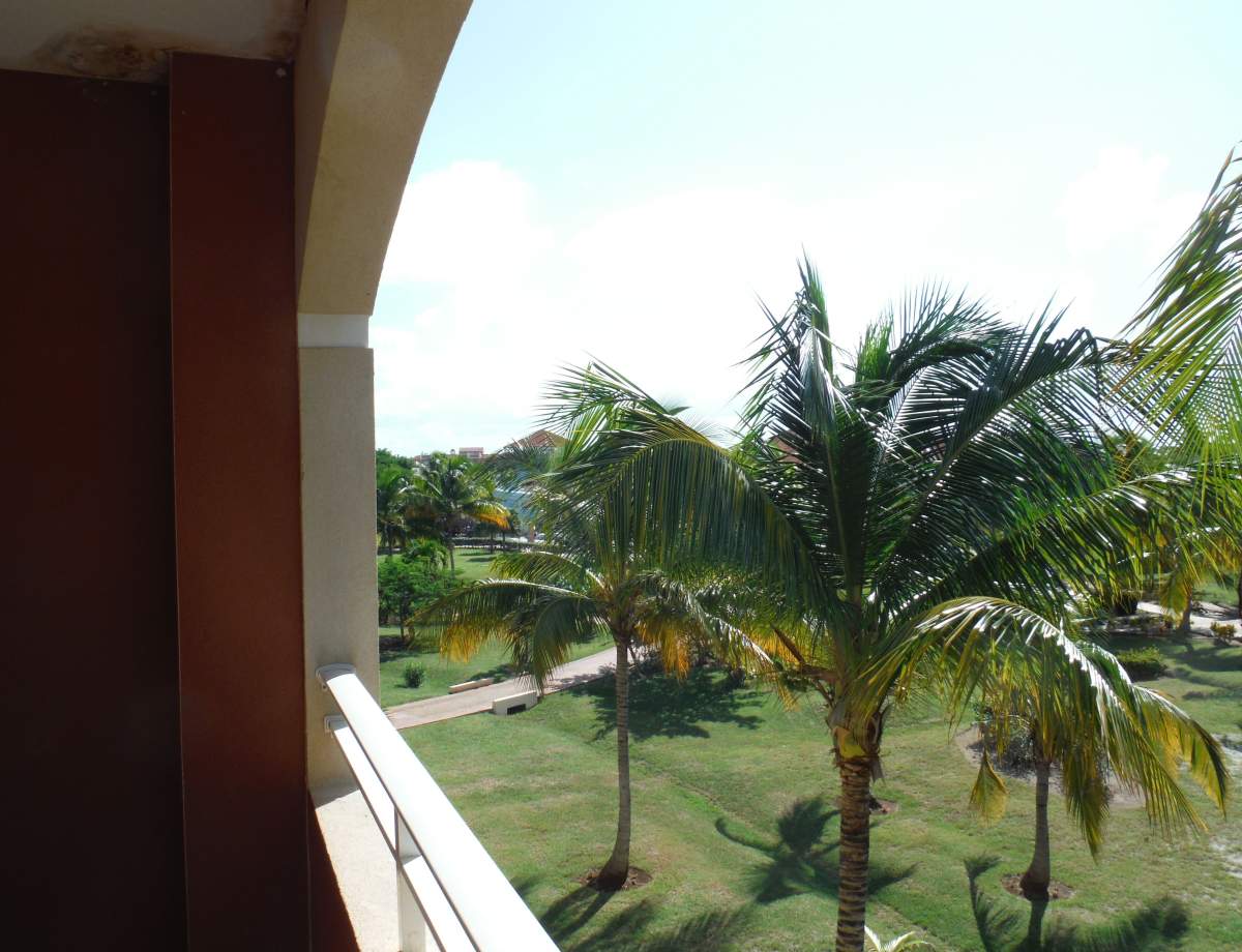 A view of the resort from Lorna Grimes’s room.