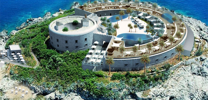 Mamula Island resort and spa.