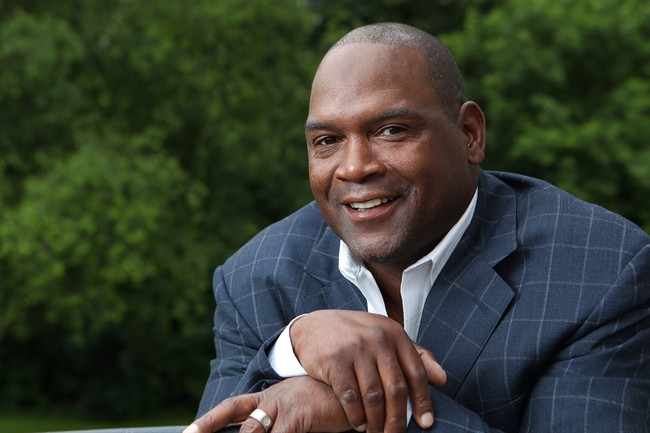 FILE - In this June 29, 2013, file photo, former Montreal Expos player Tim Raines poses for a photograph prior to the induction ceremony for the Canadian Baseball Hall of Fame in St. Mary's, Ontario. Raines says he does not spend a lot of time thinking about baseball's Hall of Fame.