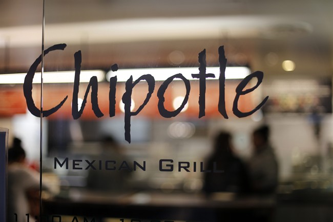 This Sunday, Dec. 27, 2015, photo, shows a Chipotle restaurant at Union Station in Washington.