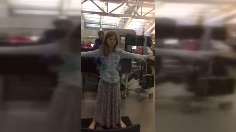 10-year-old girl patted down at airport over juice box - image