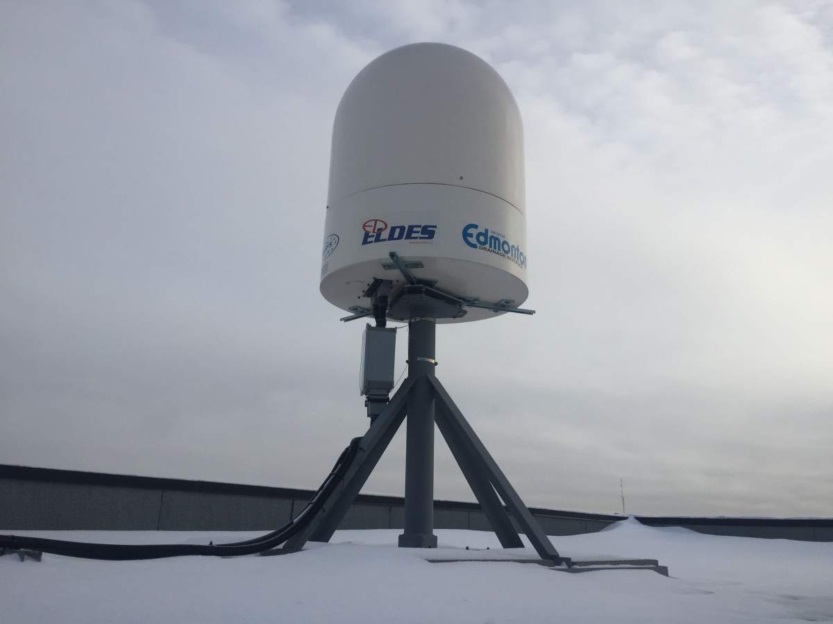 The City of Edmonton is the first municipality in Canada to invest in a weather radar station to better understand how rain storms will impact drainage services.