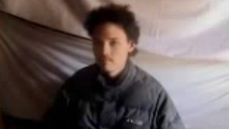 Colin Rutherford in a video released by the Taliban in 2011. Rutherford was released after being held captive for five years.