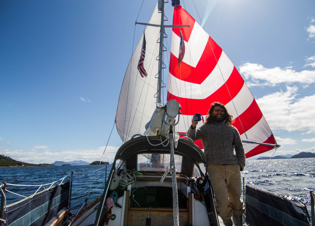 It's been almost two years since this 27-year-old traded in his job and his truck for a sailboat.