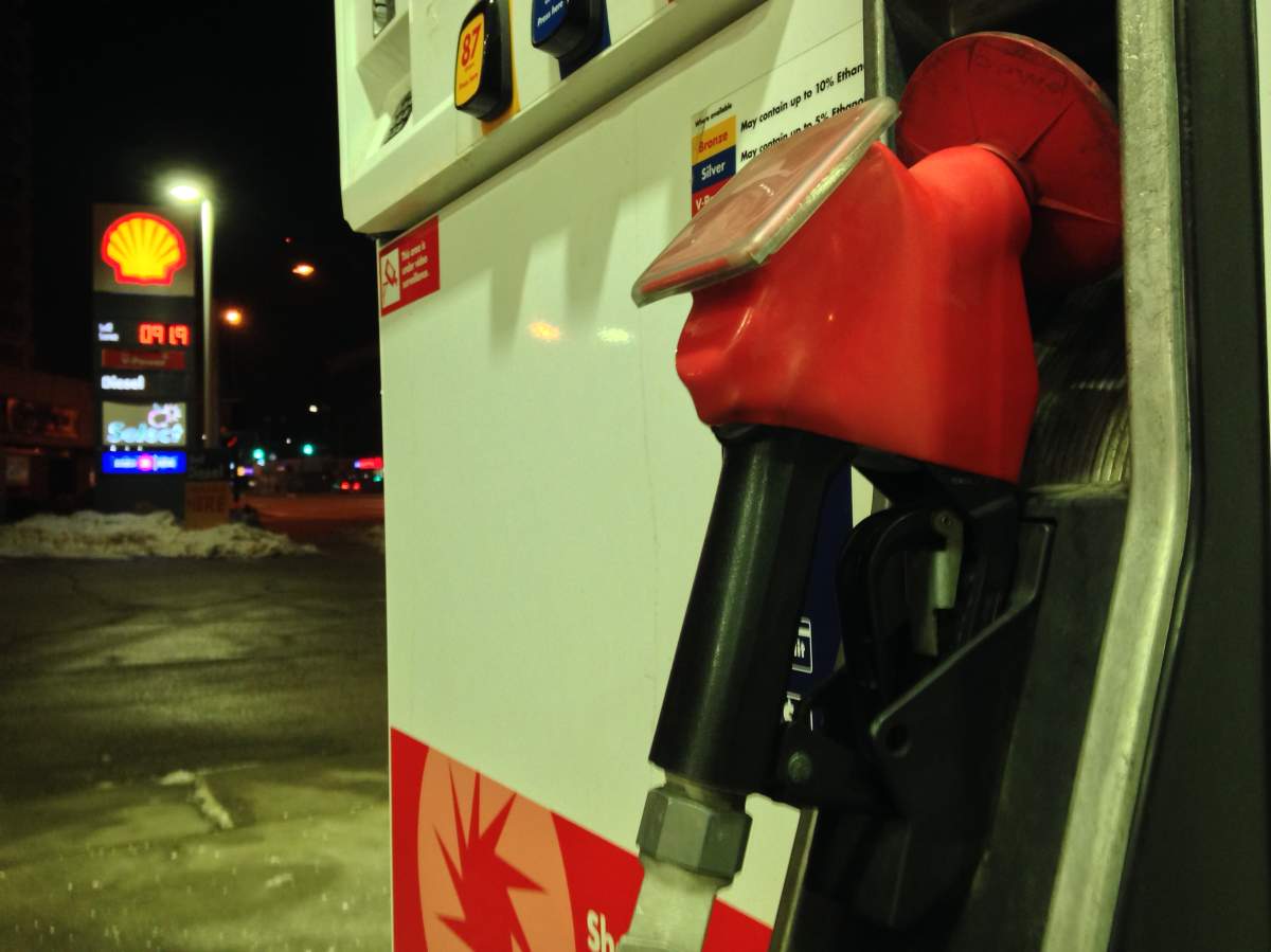 Price jumped to  91.9 cents a litre at Shell gas station on Portage Avenue and Maryland Street Wednesday morning. 