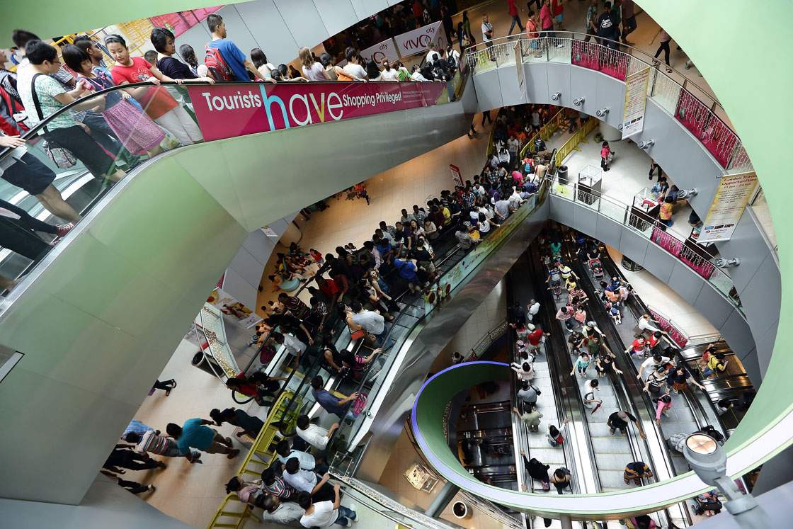Despite worries about economies abroad, U.S. shoppers remain confident in their home one.