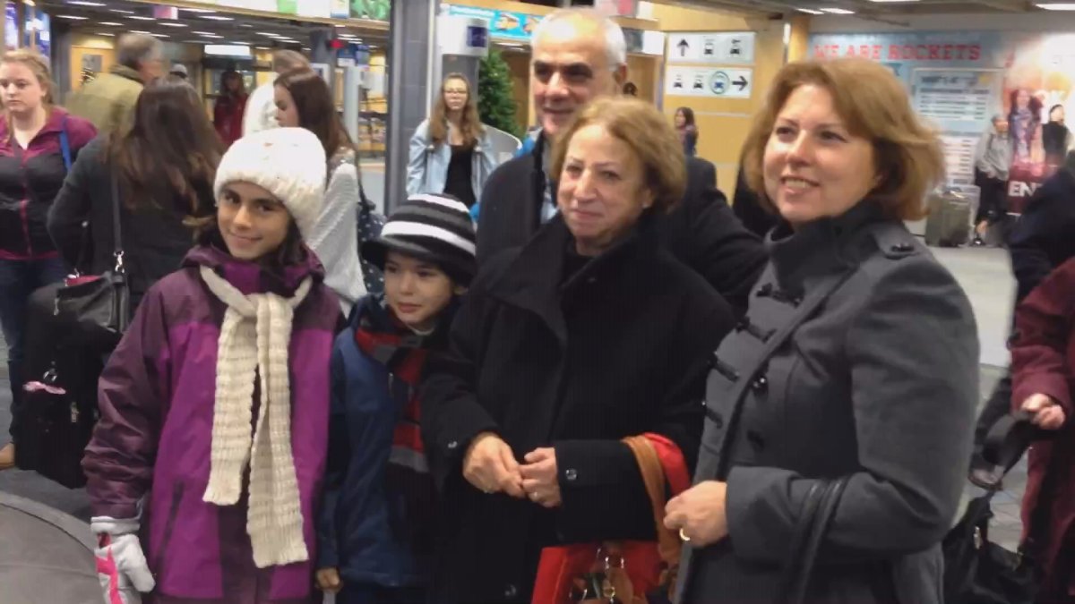 A New Year's Eve reunion of a Syrian family arriving in Kelowna. 