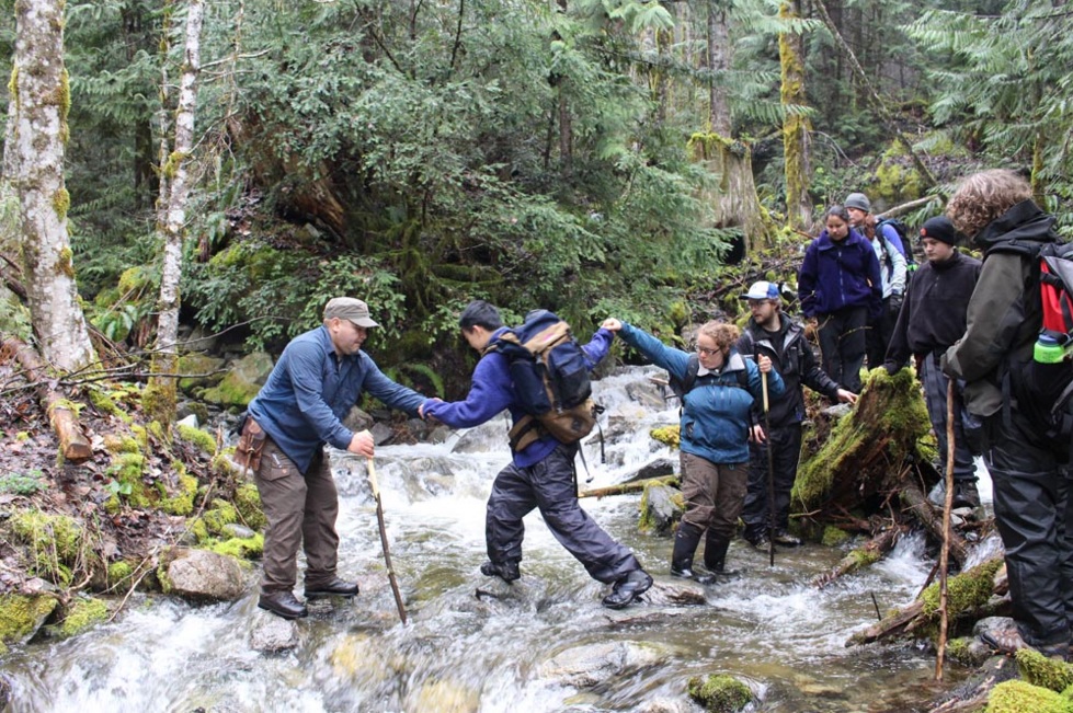 Students in the Take a Hike program pursue their high school degree through adventure based learning. 