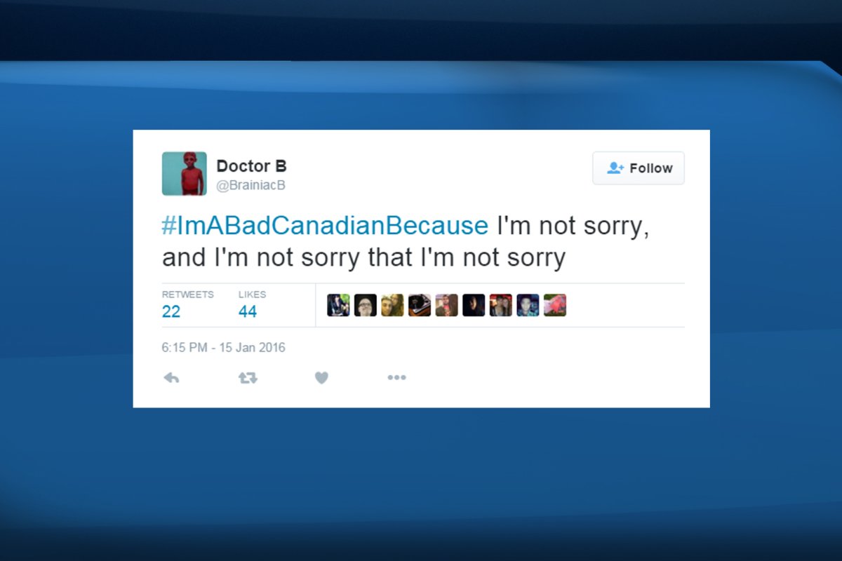 Canadians are (not really) confessing sins on Twitter using #IamabadCanadian - image