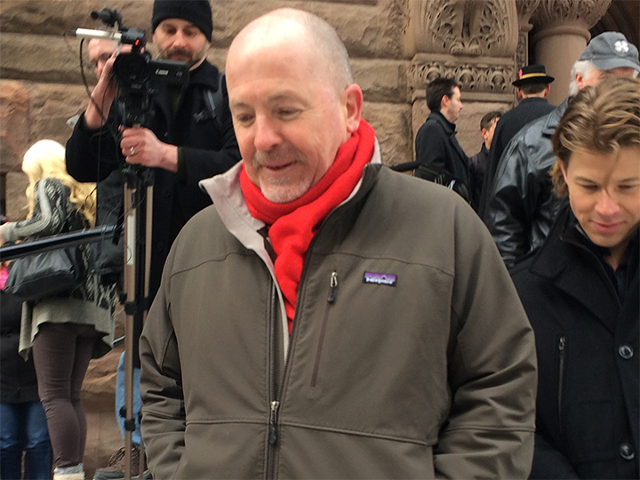 Gregory Alan Elliott leaves a Toronto courtroom on Jan. 22, 2016. 
