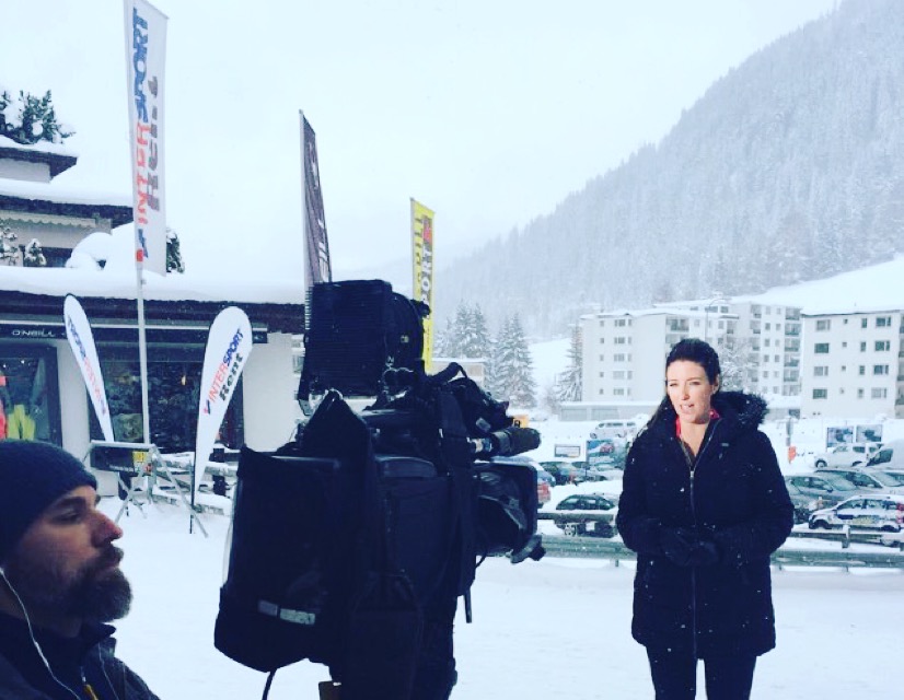 A day in the life of the media at the World Economic Forum in January, 2016 in Davos, Switzerland. 