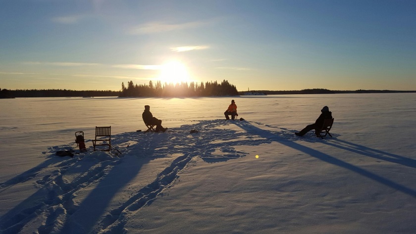 Ice fishing