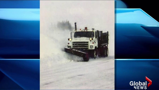 2009 file photo. The only ice road into Wollaston Lake, a northern Saskatchewan community, is dangerously thin.