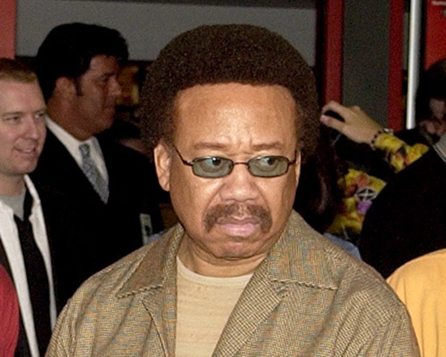 FILE - In this July 7, 2003 file photo, Maurice White, of Earth, Wind, & Fire, appears at an induction ceremony at the Hollywood Rock Walk in the Hollywood section of Los Angeles. White, the founder and leader of Earth, Wind & Fire, died at home in Los Angeles, Wednesday, Feb. 3, 2016, said his brother, Verdine White. He was 74.  