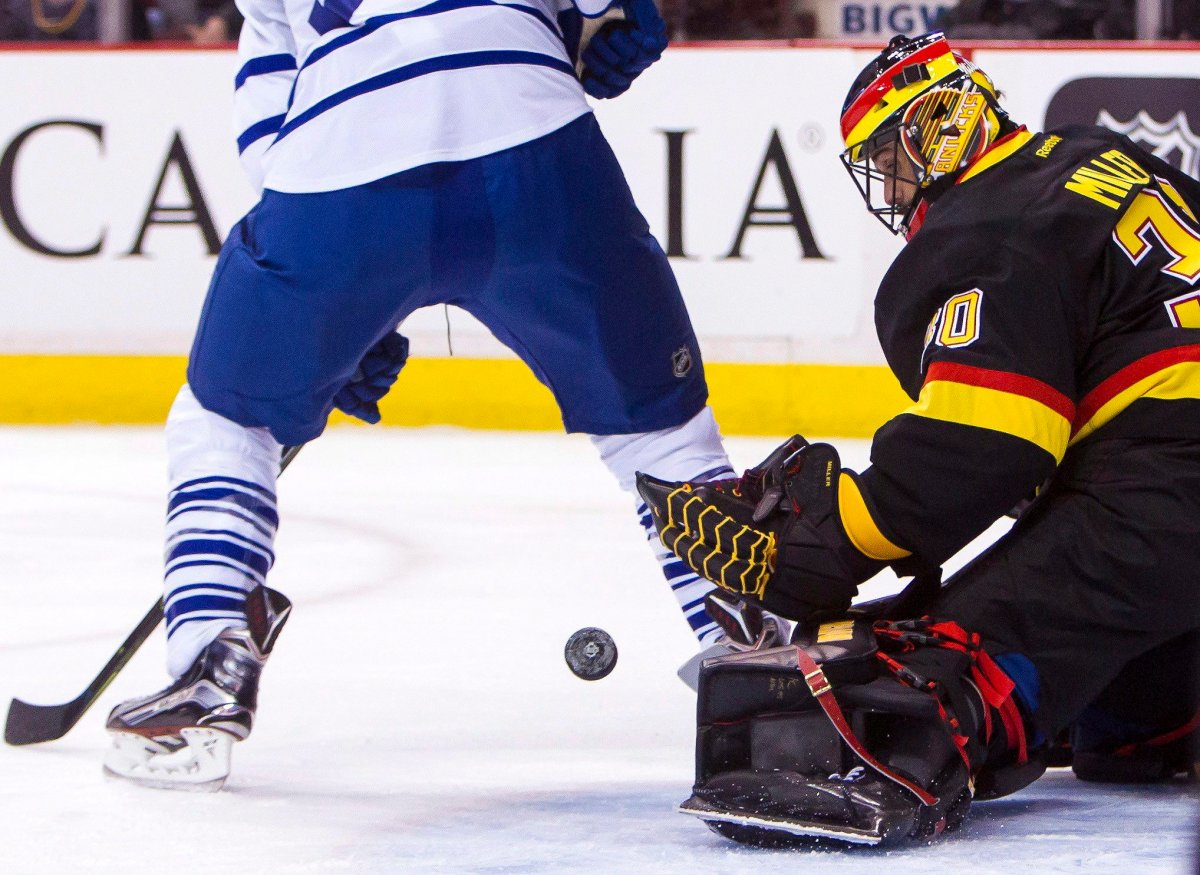 IN PHOTOS: Canucks bring back classic skate logo in loss to Maple Leafs -  BC