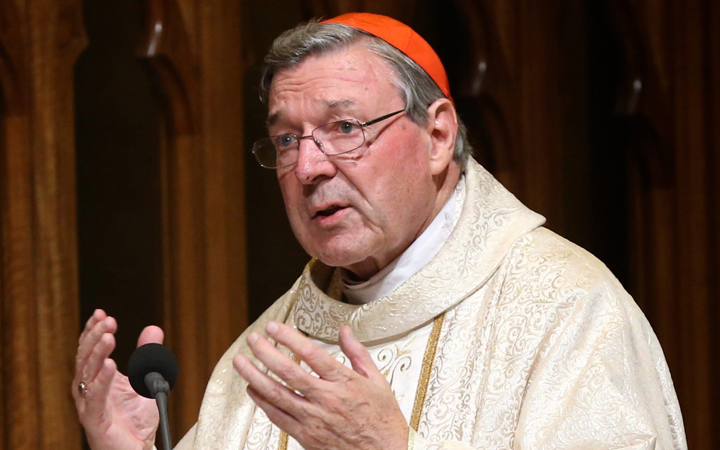 A file photograph showing eighth Roman Catholic Archbishop of Sydney, Cardinal George Pell attending a Mass of Thanksgiving, in Sydney, Australia, 27 March 2014.   
