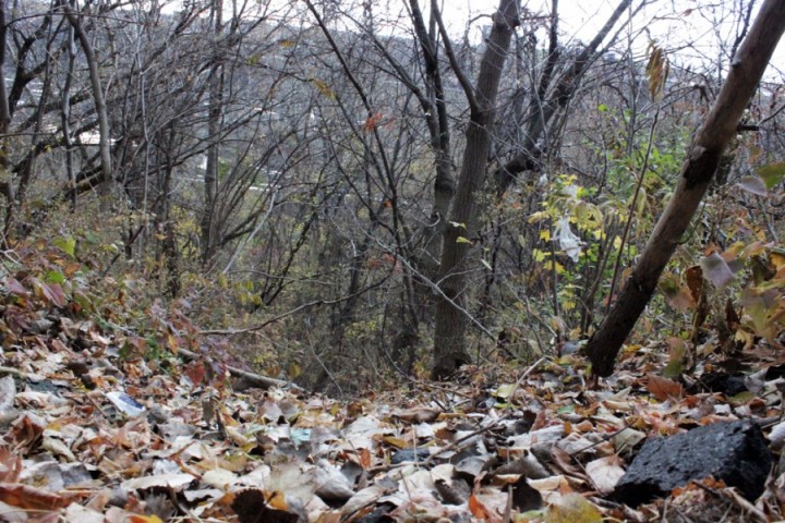 The Saint-Jacques Escarpment is slated to become a public park, Friday, February 5, 2016.