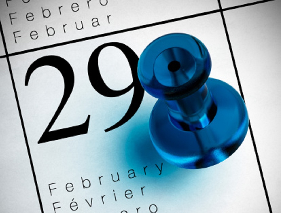 Feb. 29 is a full extra day on the calendar that only comes around once every four years.