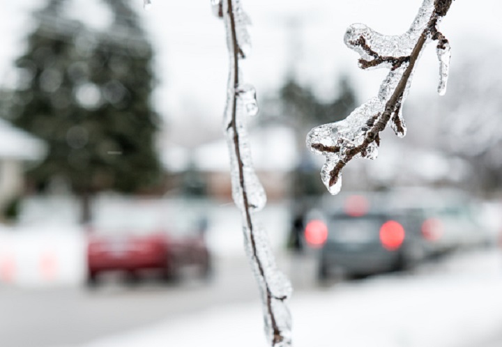 Freezing rain is expected in Montreal.