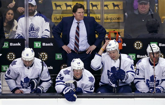 The Toronto Maple Leafs and Boston Bruins meet Thursday night in the first round of the Stanley Cup playoffs.