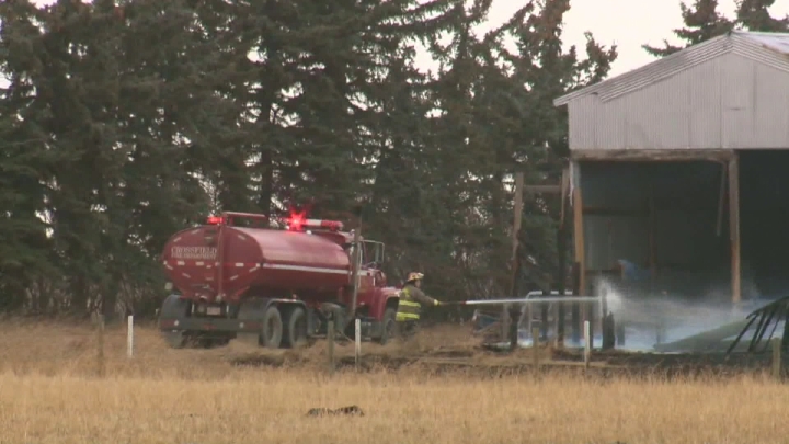 Neighbours help prevent fire from damaging property near Airdrie - image