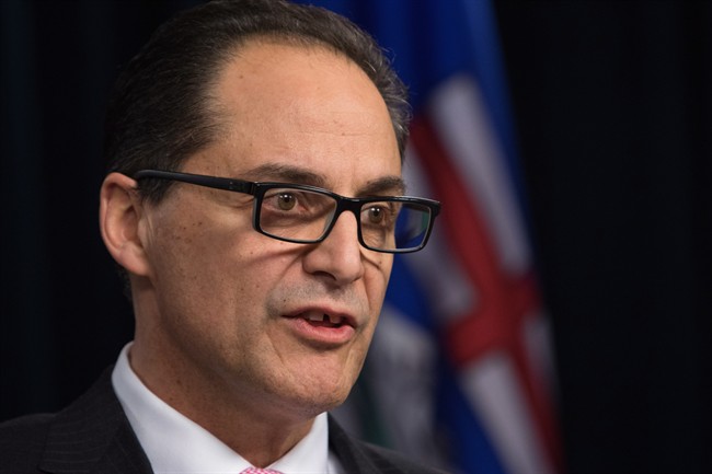 A file photo of Alberta Finance Minister Joe Ceci.