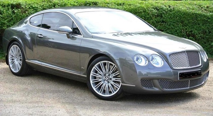 A picture of a grey Bentley police say is similar to the one in the alleged kidnapping.