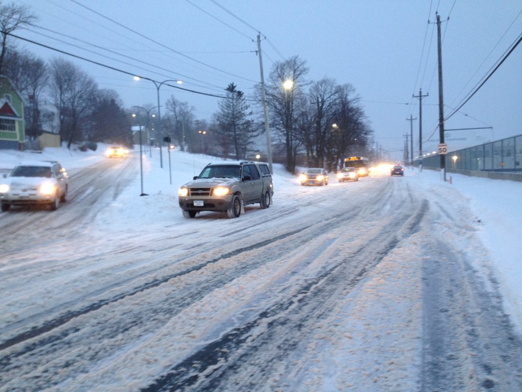 The blizzard dumped about 40 centimetres of snow in the Halifax area.