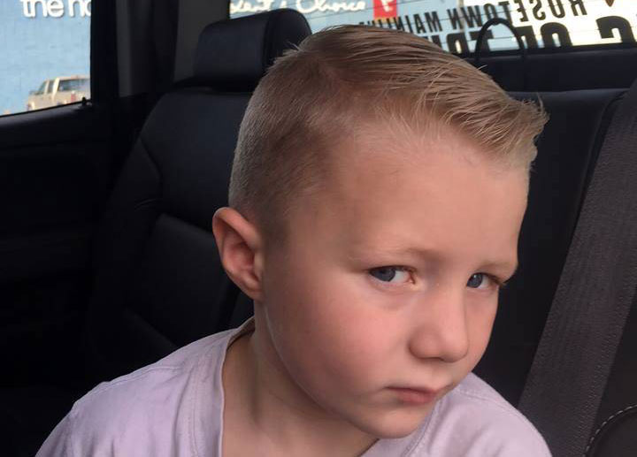 Four-year-old Brenden Major who was killed in a fatal collision on Highway 16 on Feb. 22.