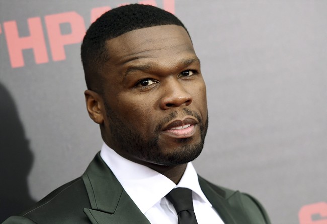 In this July 20, 2015, file photo, Actor Curtis "50 Cent" Jackson attends the premiere of "Southpaw" at the AMC Loews Lincoln Square in New York.