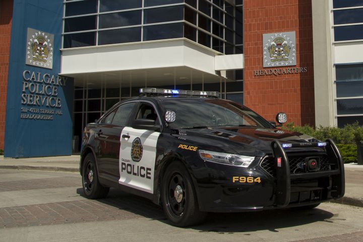 Calgary police car