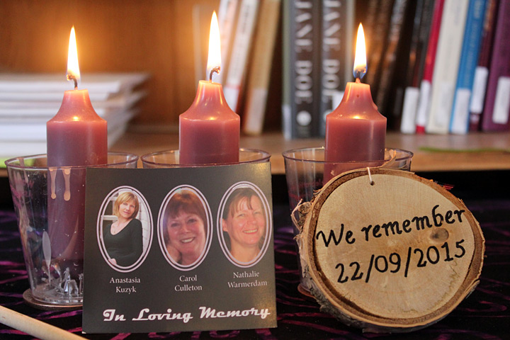 A small memorial at the Women's Sexual Assault Centre of Renfrew County