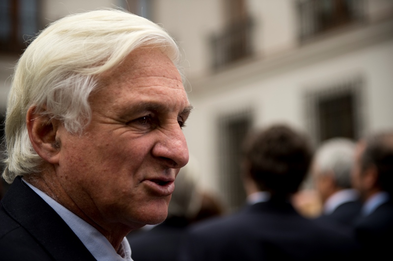 Uruguayan Roberto Canessa, one of the 16 survivors of an airplane crash in the Chilean Andes in 1972 and who remained lost in the mountains for 72 days.