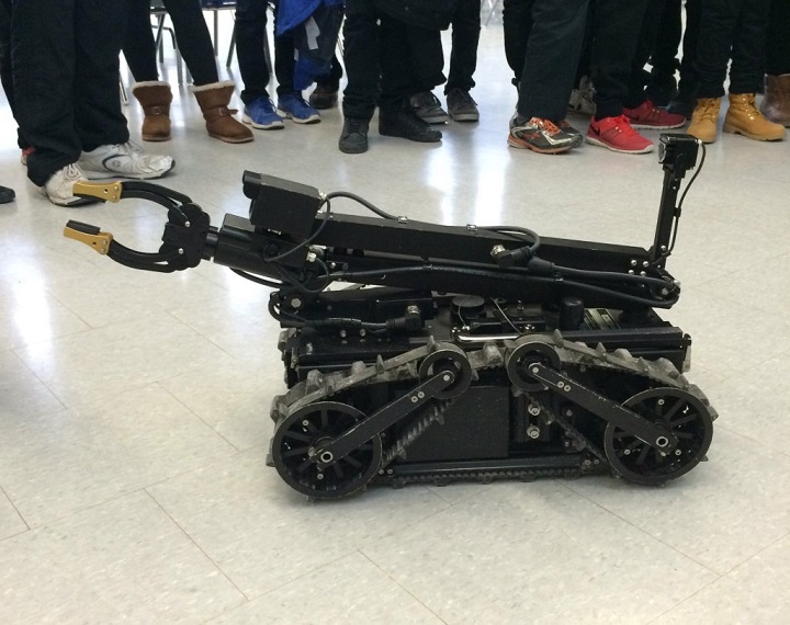 From bomb squad to high school: Police robot takes on new life in Brampton - image