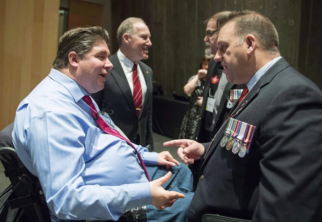 Minister of Veterans Affairs Kent Hehr says the issue of homelessness among ex-soldiers is at the top of his agenda, but it is something that the Trudeau Liberals will tackle in a government-wide manner THE CANADIAN PRESS/Justin Tang.