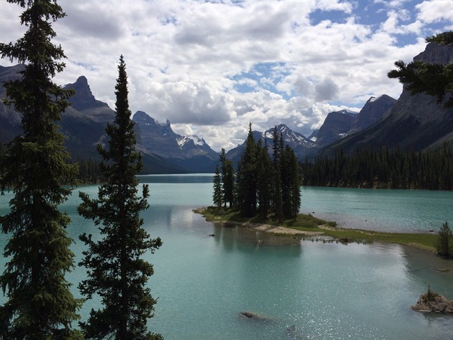 Spirit Island in Maligne Lake in Jasper National Park is shown in this undated photo. A new report is slamming Parks Canada for not doing enough to preserve our national parks.