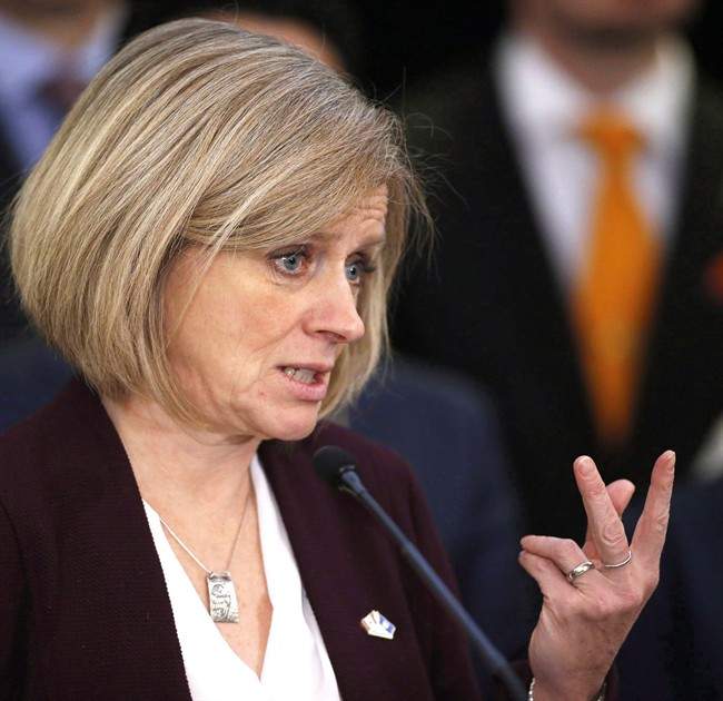 FILE: Alberta Premier Rachel Notley.
