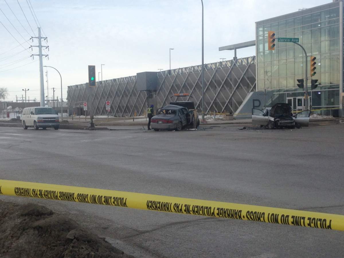 One man died and a woman was injured in a collision at Mchillips St and Jarvis Ave.
