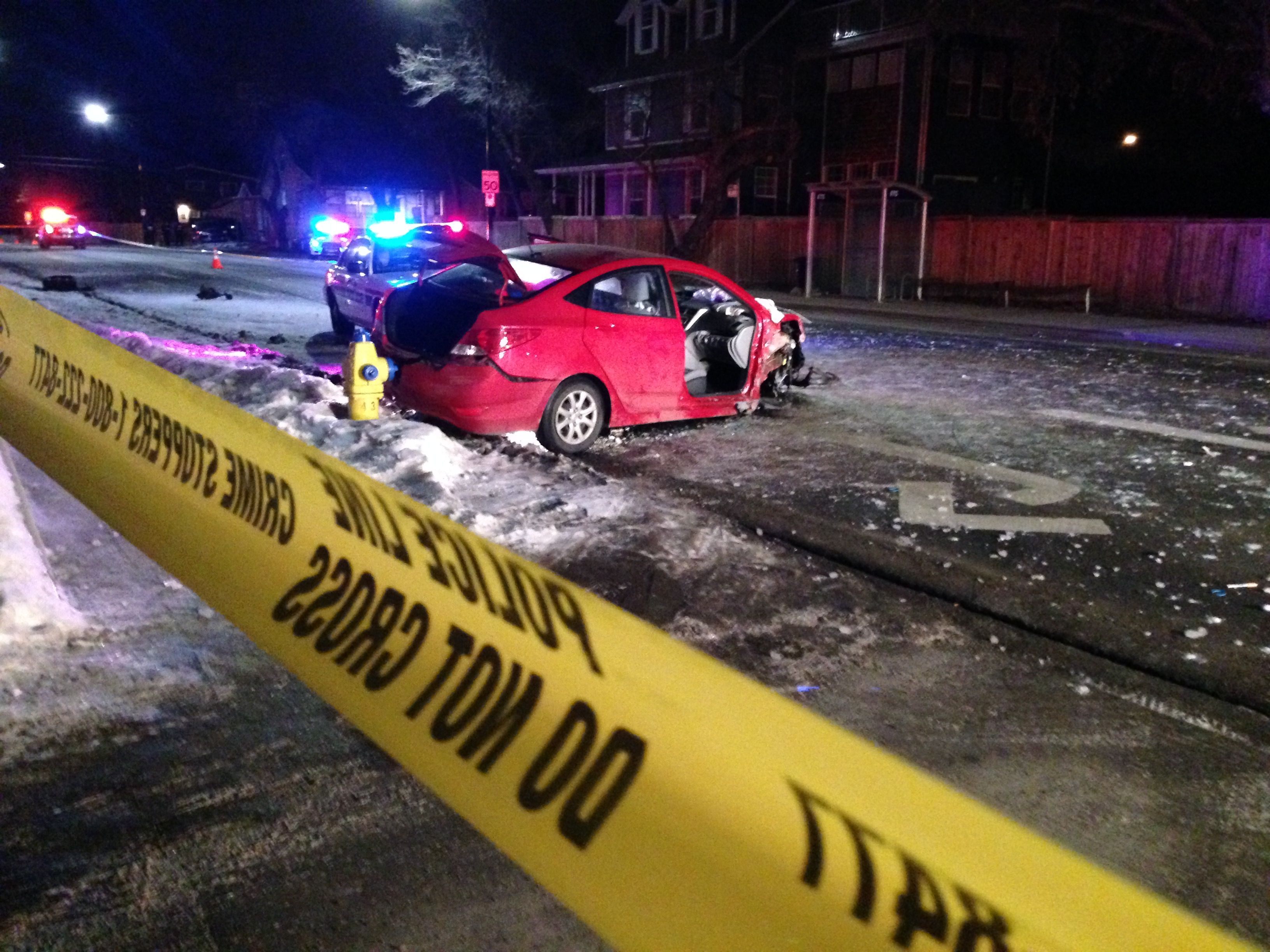 2 people sent to hospital after criminal flight, serious collision in ...