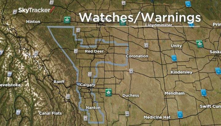 Alberta fog advisory issued by Environment Canada Sunday night.