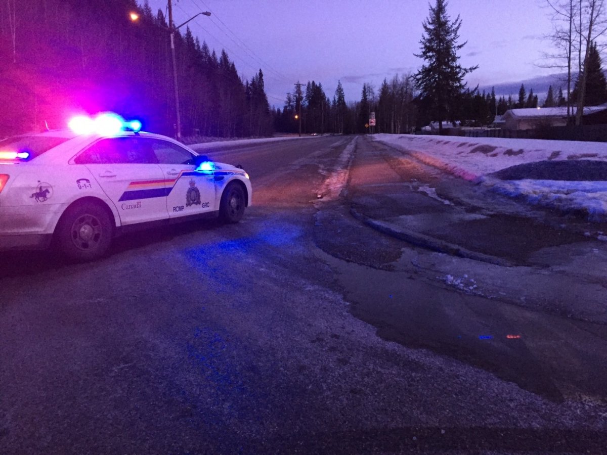 Prince George RCMP are tracking a suspect in the Foothills area.